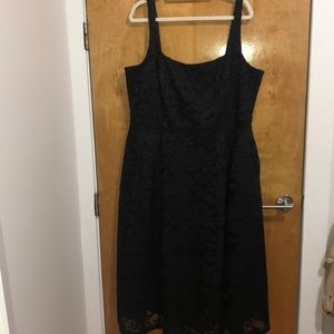 Black a-line dress